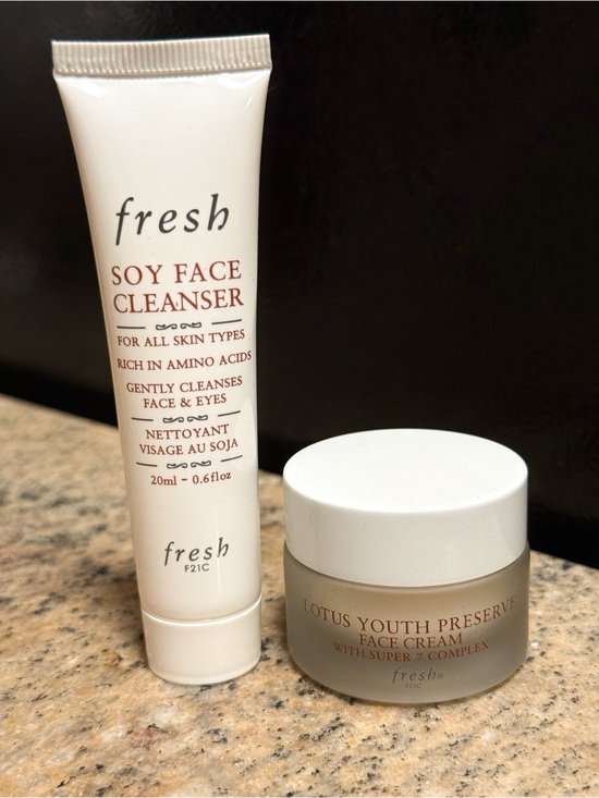fresh Other - FRESH trial size soy face cleanser lotus youth preserve face cream